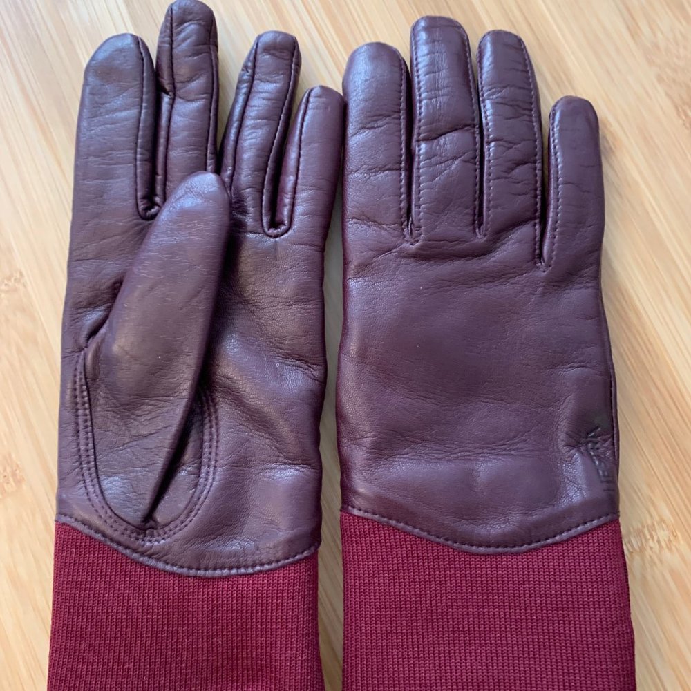 Hestra Adrienne Leather Gloves Gem